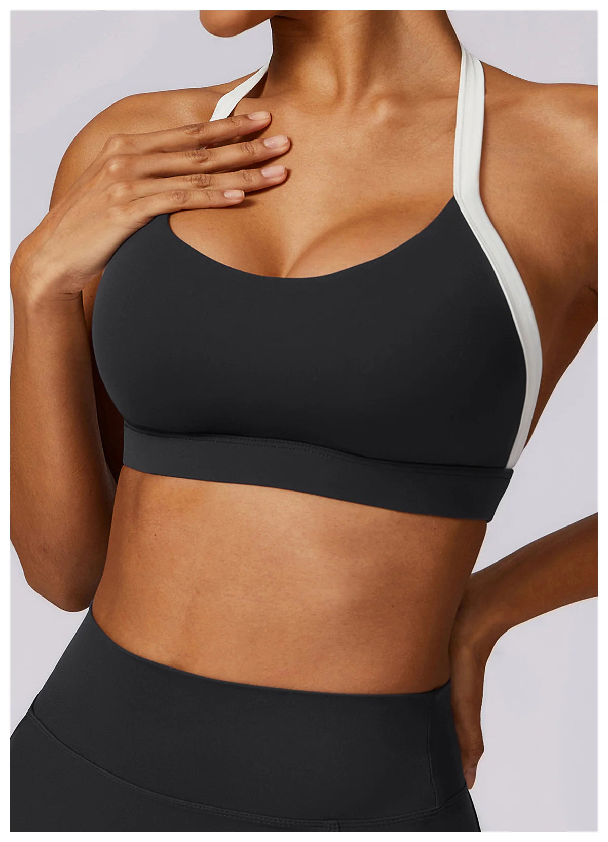 Halter Sports Bra & High-Waist Legging Set